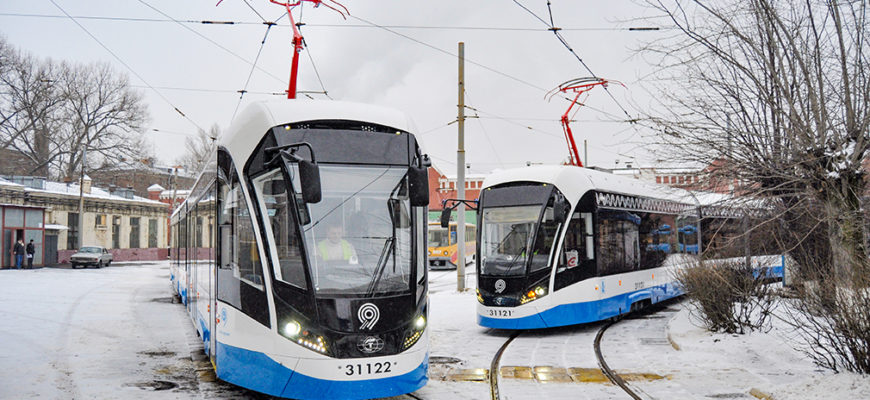 Трамвай Витязь-М в Москве