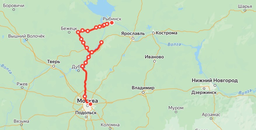 В РЖД испортили расписание поезду Москва – Рыбинск, так что скоро и его можно будет отменить