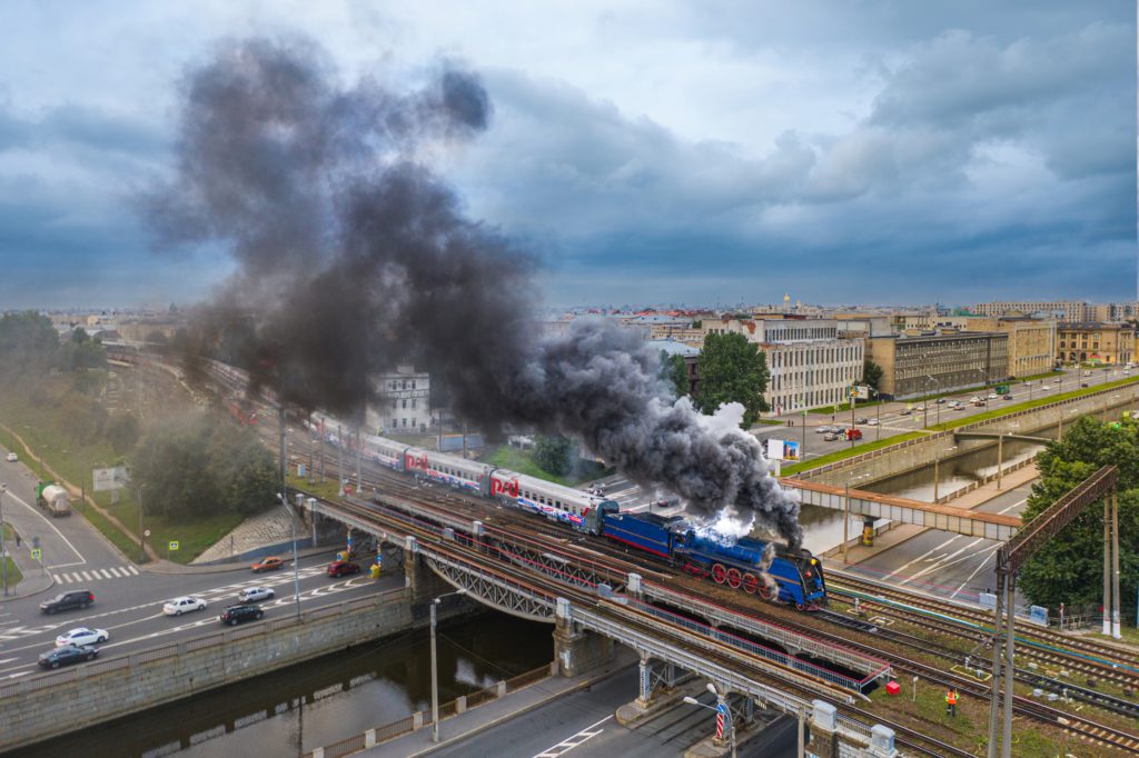 Осень на железной дороге в фотографиях Алексея Уланова
