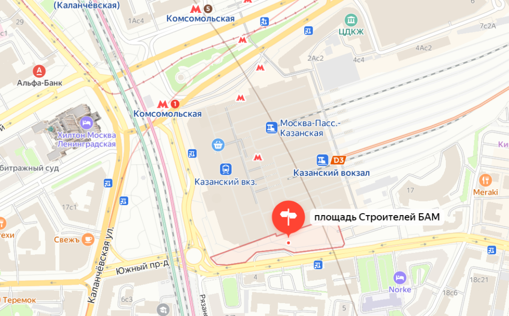 Одну из центральных площадей Москвы назвали в честь строителей БАМ